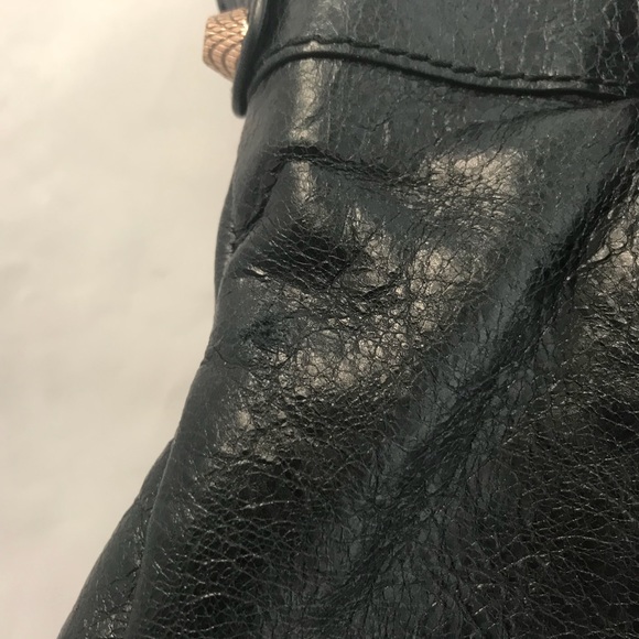BALENCIAGA Lambskin Leather Giant First Satchel - Picture 7 of 8